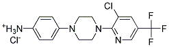 4-{4-[3-Chloro-5-(trifluoromethyl)pyridin-2-yl]piperazino}benzenaminium chloride Struktur