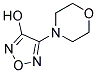 3-Hydroxy-4-(morpholin-4-yl)-1,2,5-oxadiazole Struktur