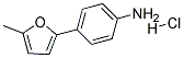 4-(5-Methyl-2-furyl)aniline hydrochloride Struktur