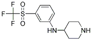 N-(Piperid-4-yl)-3-(trifluoromethylsulphonyl)aniline Struktur