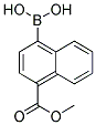 4-(Methoxycarbonyl)naphthalene-1-boronic acid Struktur