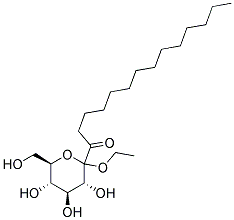 MYRISTOYL ETHYL GLUCOSIDE Struktur