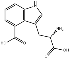 4-CARBOXY-L-TRYPTOPHAN, 1313054-53-3, 結(jié)構(gòu)式