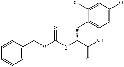 Cbz-2,4-Dichloro-D-Phenylalanine Struktur