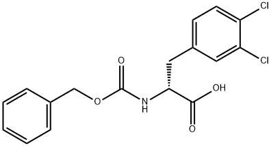 CBZ-3,4-DICHLORO-D-PHENYLALANINE 結構式