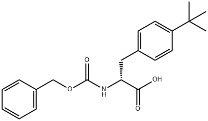 Cbz-4-tert-butyl-D-Phenylalanine Struktur