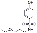 N-(3-ethoxypropy)-4-hydroxybenzenesulfonamide Struktur