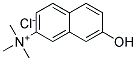 7-Hydroxy-N,N,N-trimethylnaphthalen-2-aminium chloride Struktur