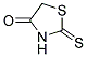 2-Thio-4-thiazolidon Struktur