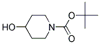 N-(t-Butoxy carboNyl)-4-piperidiNol Struktur