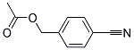 P-Acetoxymethyl benzonitrile Struktur