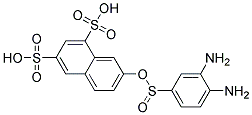 Naphthalene-2-(3-Aminosulfanilide)-6,8-Disulfonic Acid Struktur