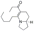 (S)-1-(5-Pentyl-1,2,3,7,8,8a-hexahydroindolizin-6-yl)propan-1-one Struktur