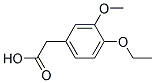 4-ETHOXY-3-METHOXYPHENYLACETICCID Struktur