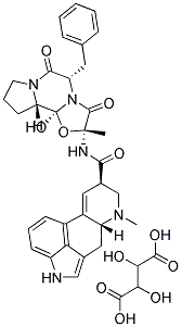 ERGOTAMINE TARTRATE ASSAY STANDARD  CONTROLLED SUBSTANCE GüG BP(CRM STANDARD) Struktur