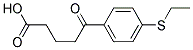 5-(4-ETHYLTHIOPHENYL)-5-OXOVALERIC ACID 95% Struktur