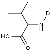 DL-VALINE-D8 99.5% Struktur