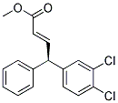 (E)-(R)-4-(3,4-DICHLORO-PHENYL)-4-PHENYL-BUT-2-ENOIC ACID METHYL ESTER Struktur