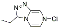 3-ETHYL-7-CHLOROTRIAZOLO[4,3-A]PYRAZINE Struktur