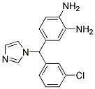 4-[(3-CHLORO-PHENYL)-IMIDAZOL-1-YL-METHYL]-BENZENE-1,2-DIAMINE Struktur