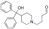 4-[4-(HYDROXY-DIPHENYL-METHYL)-PIPERIDIN-1-YL]-BUTYRALDEHYDE Struktur