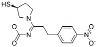 4-NITROBENZYL-1-((S)-3-MERCAPTOPYRROLIDIN-1-YL)ETHYLIDENECARBAMATE Struktur