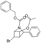 5-ACETOXY-6-BROMO-3-PHENYL-2-AZA-BI-CYCLO[2.1.1]HEXANE-2-CARBOXYLIC ACID BENZYL ESTER Struktur