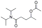 ACETIC ACID 3-DIISOPROPYLCARBAMOYL-1-METHYL-PROPYL ESTER Struktur