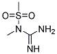 METHYL MESYL GUANIDINE Struktur