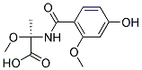 N-BENZOYL-2,6-DIMETHOXY-4-HYDROXYALANINE Struktur