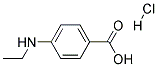 4-ETHYLAMINEBENZOIC ACID HYDROCHLORIDE Struktur