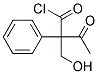 Acetyltropoyl Chloride (DL-) Struktur