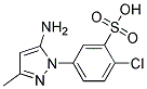 5-Amino-3-Methyl-1-(4'-Chloro-3'-Sulfophenyl)-Pyrazole Struktur