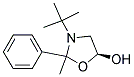 (s)-(-)-2-phenyl-3-tert-butyl-5-hydroxy methyl-oxazolidine Struktur