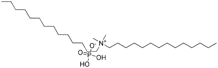 Ditetradecyl dimethyl ammonium phosphate Struktur