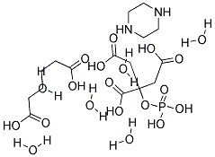 PiperazineCitrate/Adipate/Phosphate/Hexahydrate Struktur