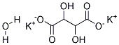 Potassium(+)-Tartrate,Hydrate Struktur