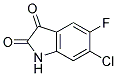 5-Fluoro-6-Chloroisatin Struktur