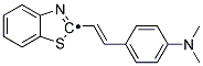 2-(P-Dimethylaminostyryl)-Benzothiazolyl Struktur