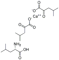 L-LeucineAlphaKetoisocaproateCalcium Struktur