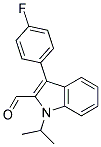 N-Isopropyl-3-(4-Fluorphenyl)-2-Formyl Indole Struktur