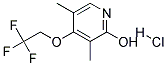 4-(2,2,2-Trifluoro Ethoxy)3,Methyl-2 Hydroxy Methyl Pyridine Hydrochloride Struktur