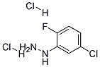 5-Chloro-2-fluorophenylhydrazine hydrochloride hydrochloride Struktur