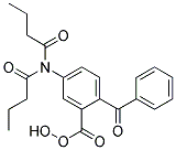 4-Di-n-butyrylamino-2-hydroxybenzophenone-2-carboxylicacid Struktur