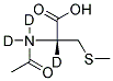 N-ACETYL-S-METHYL-L-CYSTEINE-D3 Struktur