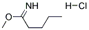 METHYL VALERIMIDATE, HYDROCHLORIDE Struktur