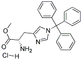 N-IM-TRITHL-L-HISTIDINE METHYL ESTER HYDROCHLORIDE Struktur