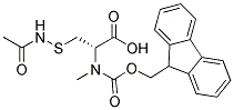 N-FMOC-S-ACETAMIDOMETHYL-D-CYSTEINE Struktur