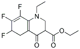 ETHYL-6,7,8-TRIFLUORO-N-ETHYL-2,5-DIHYDRO-4-OXO-3-QUINOLINE CARBOXYLATE Struktur