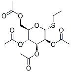 ETHYL 2,3,4,6-TETRA-O-ACETYL-A-D-THIOMANNOPYRANOS Struktur